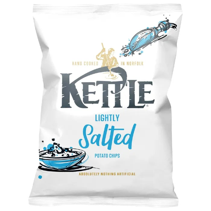 KETTLE CHIPS LIGHTLY SALTED (130g) x 12