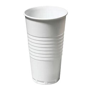 TALL PLASTIC CUPS WHITE (9oz/256ml) x 2000