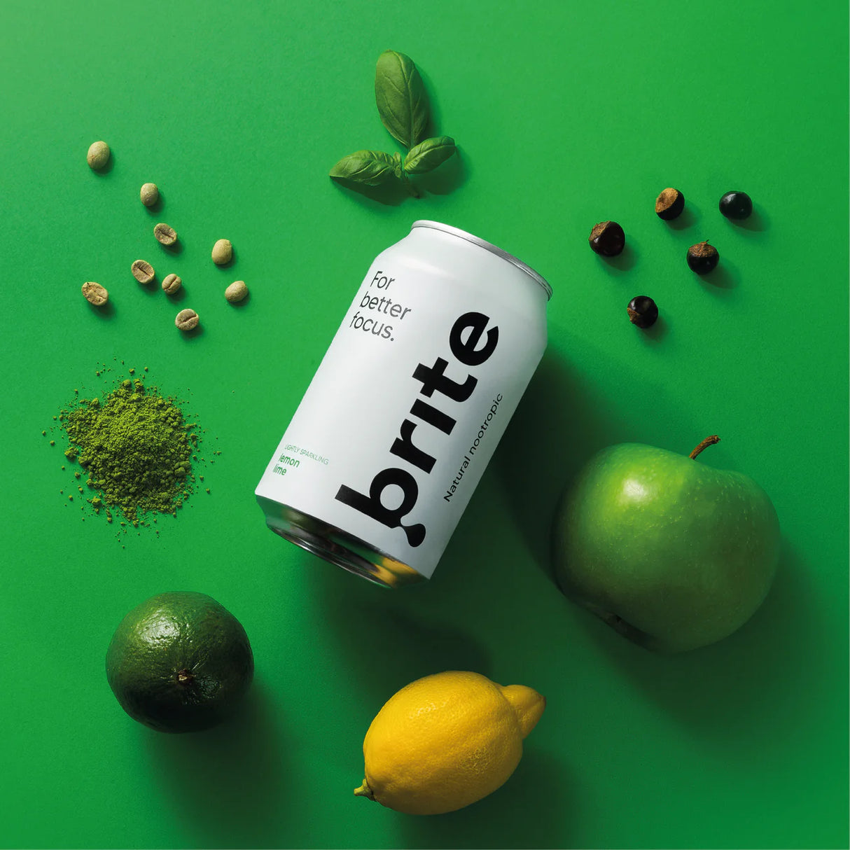 BRITE LEMON LIME CANS (330ml) x 24