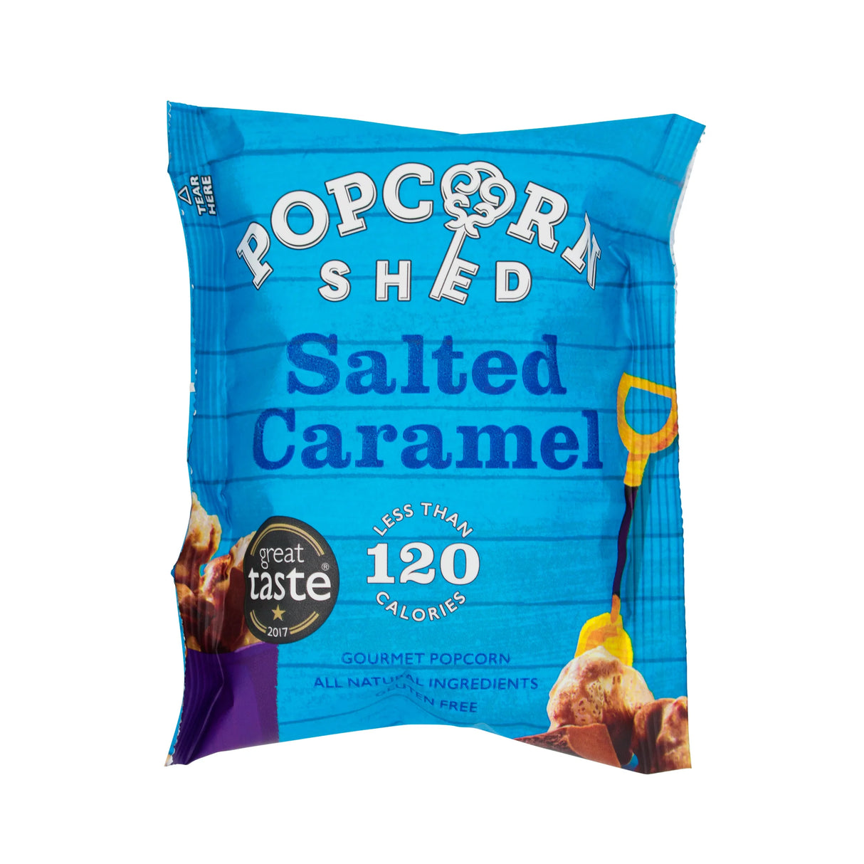 POPCORN SHED SALTED CARAMEL SNACK PACK (24g) x 16