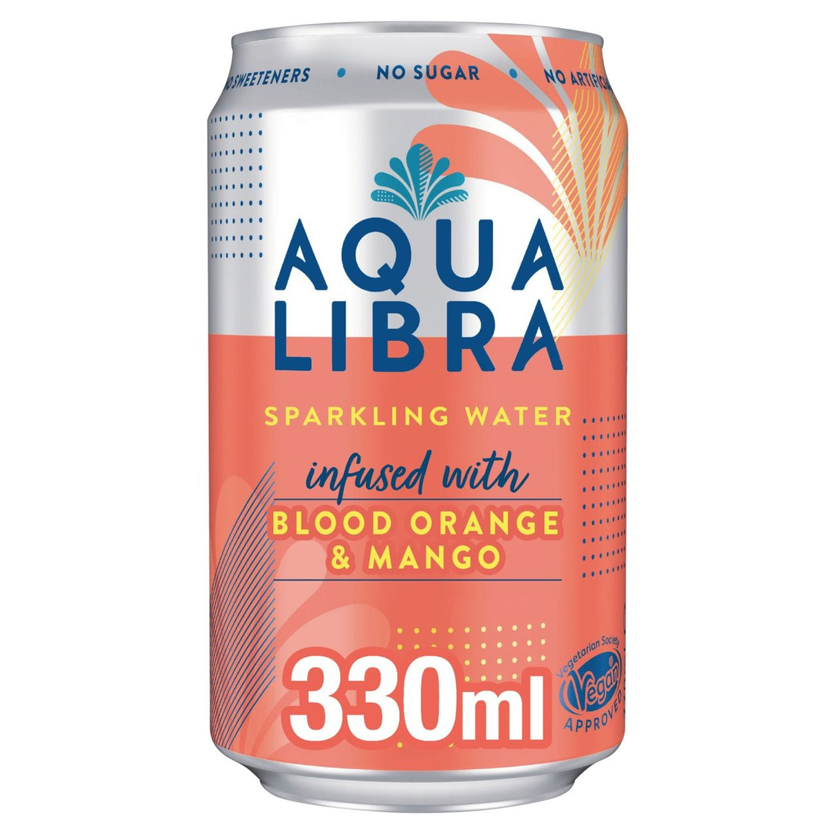 AQUA LIBRA BLOOD ORANGE & MANGO CANS (330ml) x 24