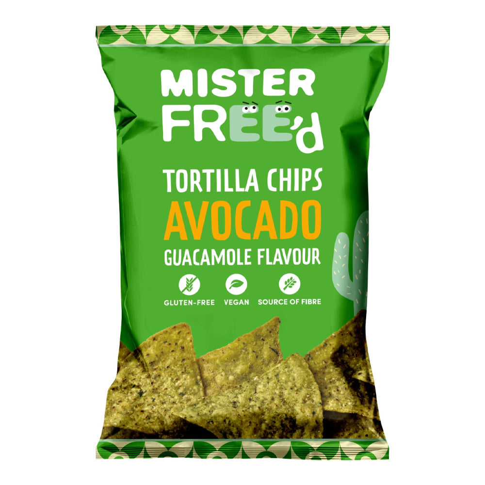 MISTER FREE'D AVOCADO GUACAMOLE TORTILLA CHIPS (40g) x 12