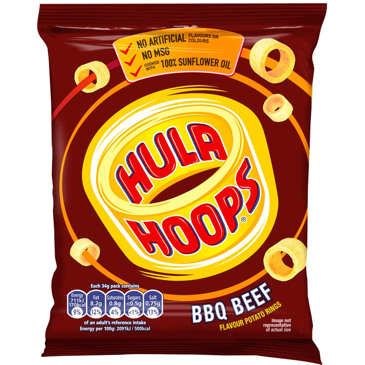 KP HULA HOOPS BBQ BEEF (43g) x 32