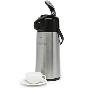 1.9L INSCRIBED STAINLESS STEEL COFFEE JUG