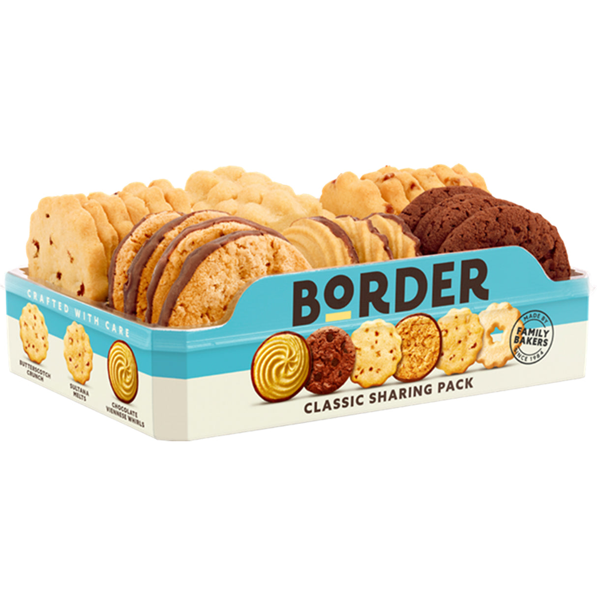 BORDER LUXURY BISCUITS CATERING ASSORTMENT (400g) x 4