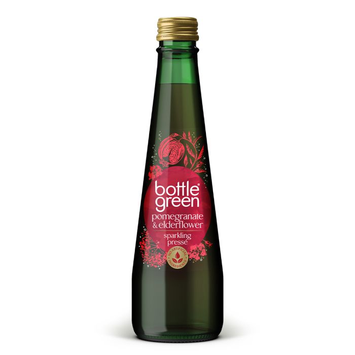 BOTTLEGREEN POMEGRANATE & ELDERFLOWER SPARKLING PRESSE (275ml) x 12