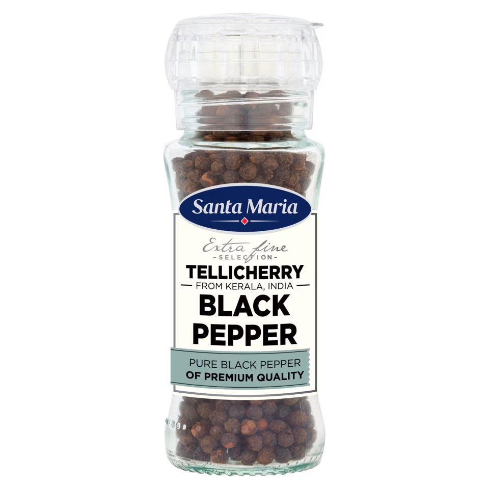 SANTA MARIA TELLICHERRY BLACK PEPPER GRINDER (70g)