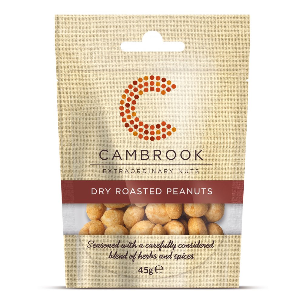 CAMBROOK DRY ROASTED PEANUTS (45g) x 24