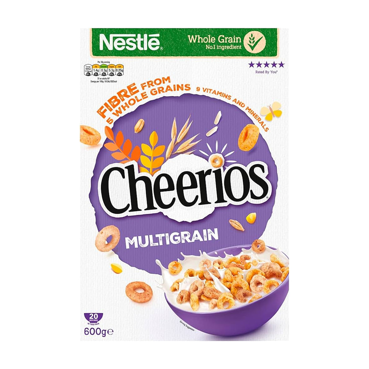 NESTLÉ CHEERIOS MULTI GRAIN CEREAL (600g) x 14