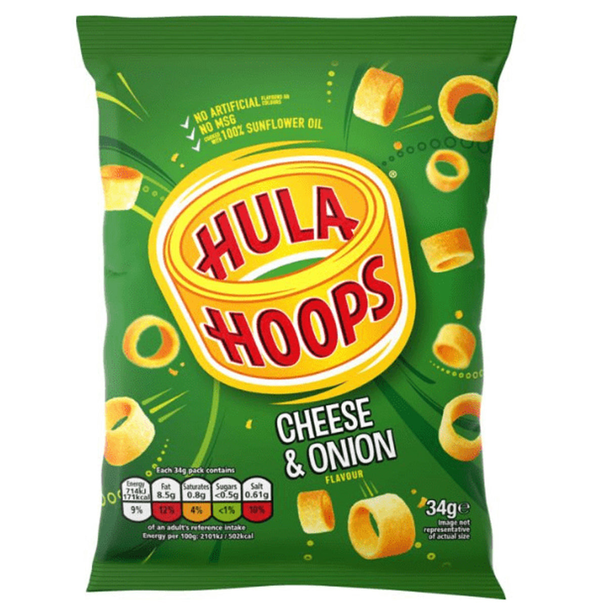 KP HULA HOOPS CHEESE & ONION (43g) x 32