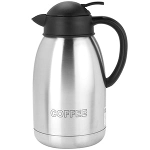 1.9L SHATTERPROOF STAINLESS STEEL COFFEE INSCRIBED VACUUM JUG