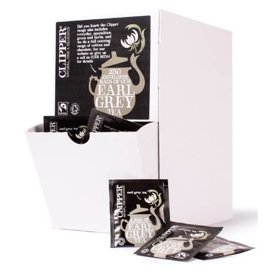 CLIPPER EARL GREY ENVELOPED & TAGGED TEA BAGS x 250