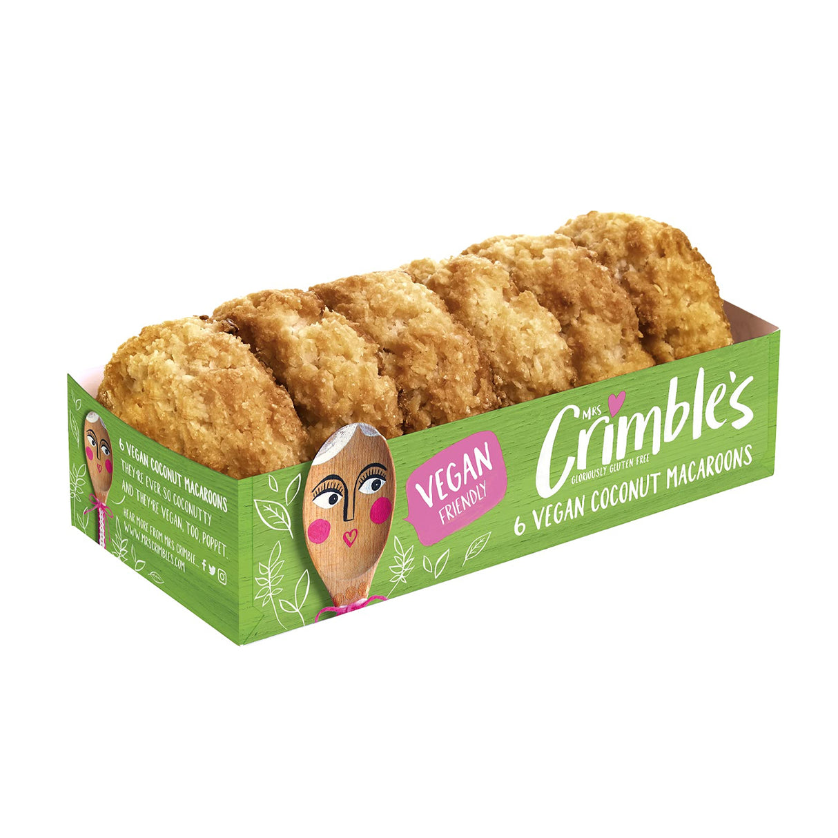 MRS CRIMBLES VEGAN COCONUT MACAROONS (180g) x 12