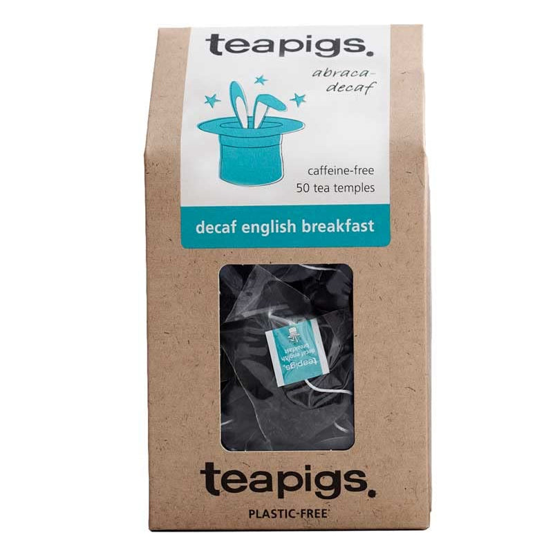 TEAPIGS DECAF ENGLISH BREAKFAST (50 TEA TEMPLES)