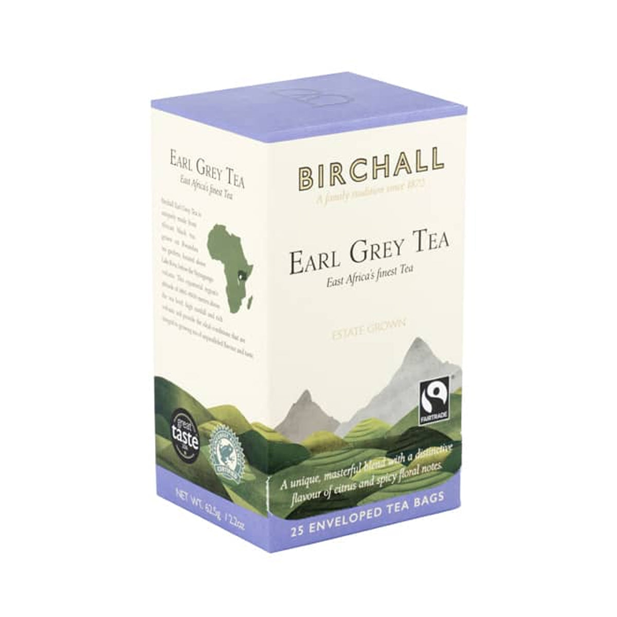 BIRCHALL EARL GREY TEA TAG & ENVELOPE TEA BAGS (25 bags)