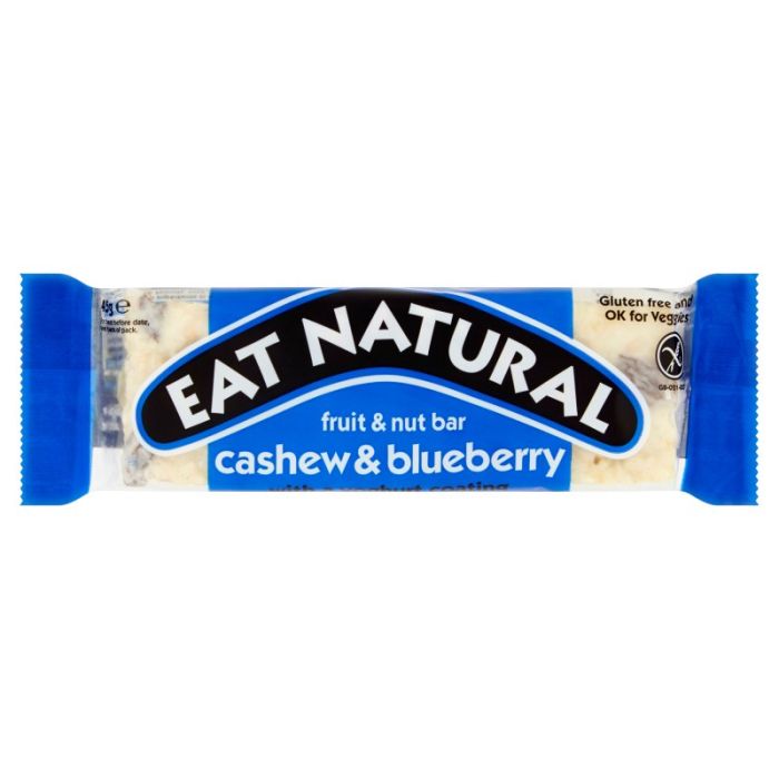 EAT NATURAL BARS CASHEW BLUEBERRY & YOGHURT (45g) x 12