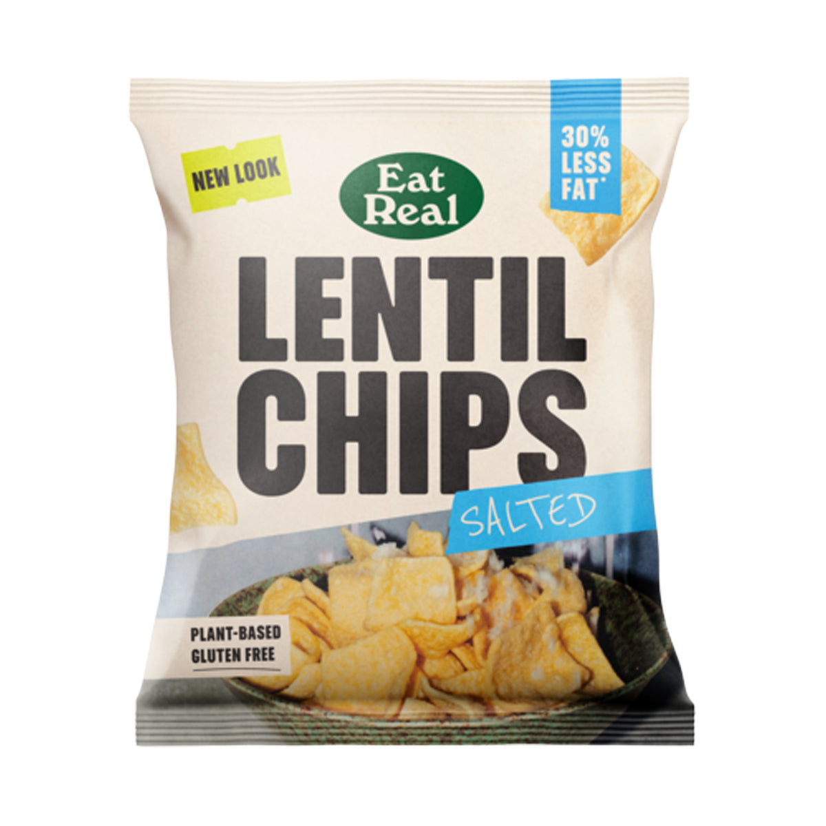 EAT REAL LENTIL CHIPS SALTED (18g) x 24