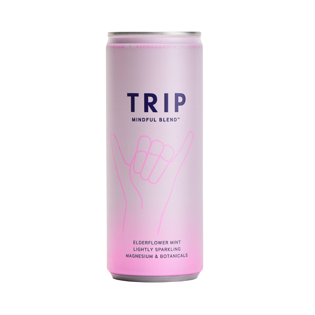 TRIP CBD INFUSED SPARKLING ELDERFLOWER MINT CANS (250ml) x 12