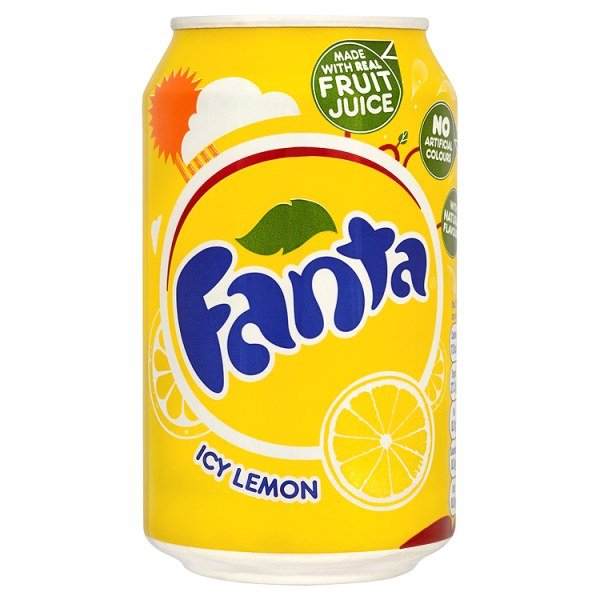 FANTA LEMON CANS (330ml) x 24