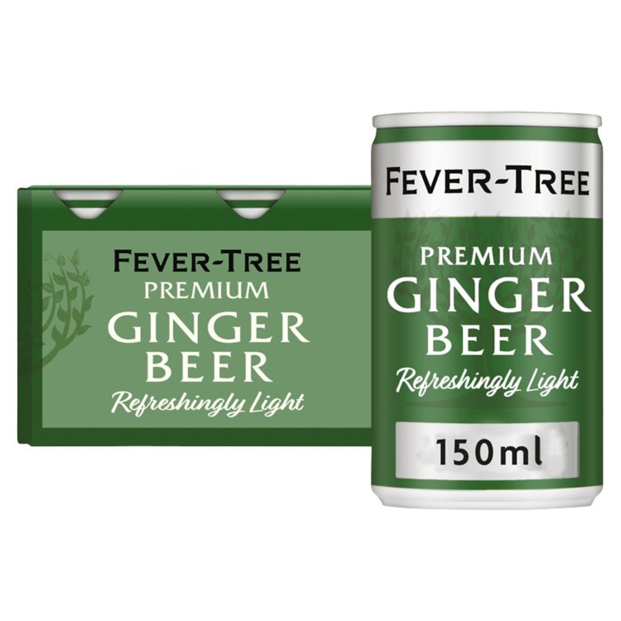 FEVER-TREE LIGHT GINGER BEER CANS (150ml) x 24