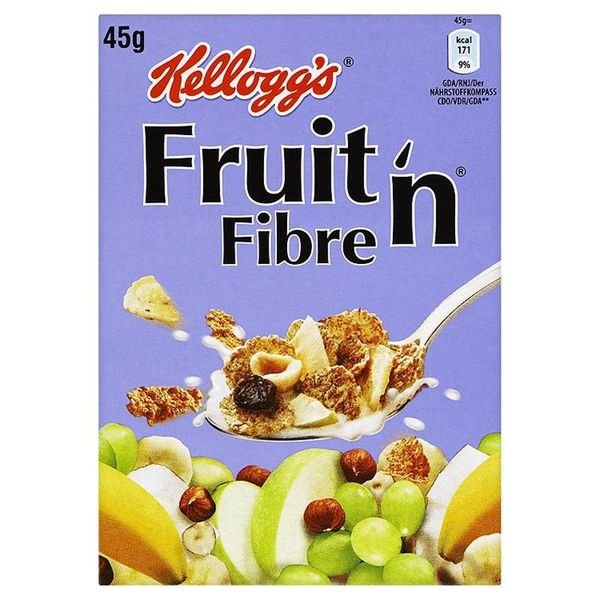 KELLOGG'S FRUIT N' FIBRE INDIVIDUAL PORTIONS (45g) x 40