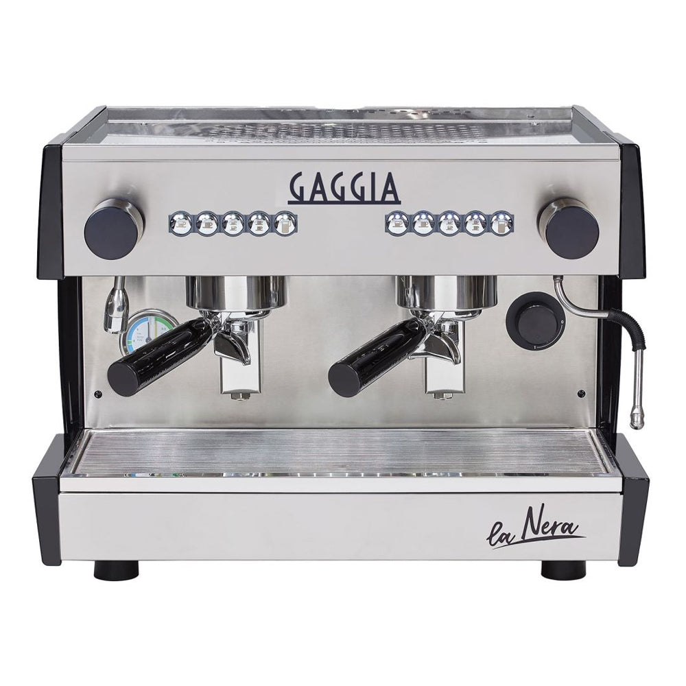 GAGGIA LA NERA TWO GROUP TRADITIONAL COFFEE MACHINE