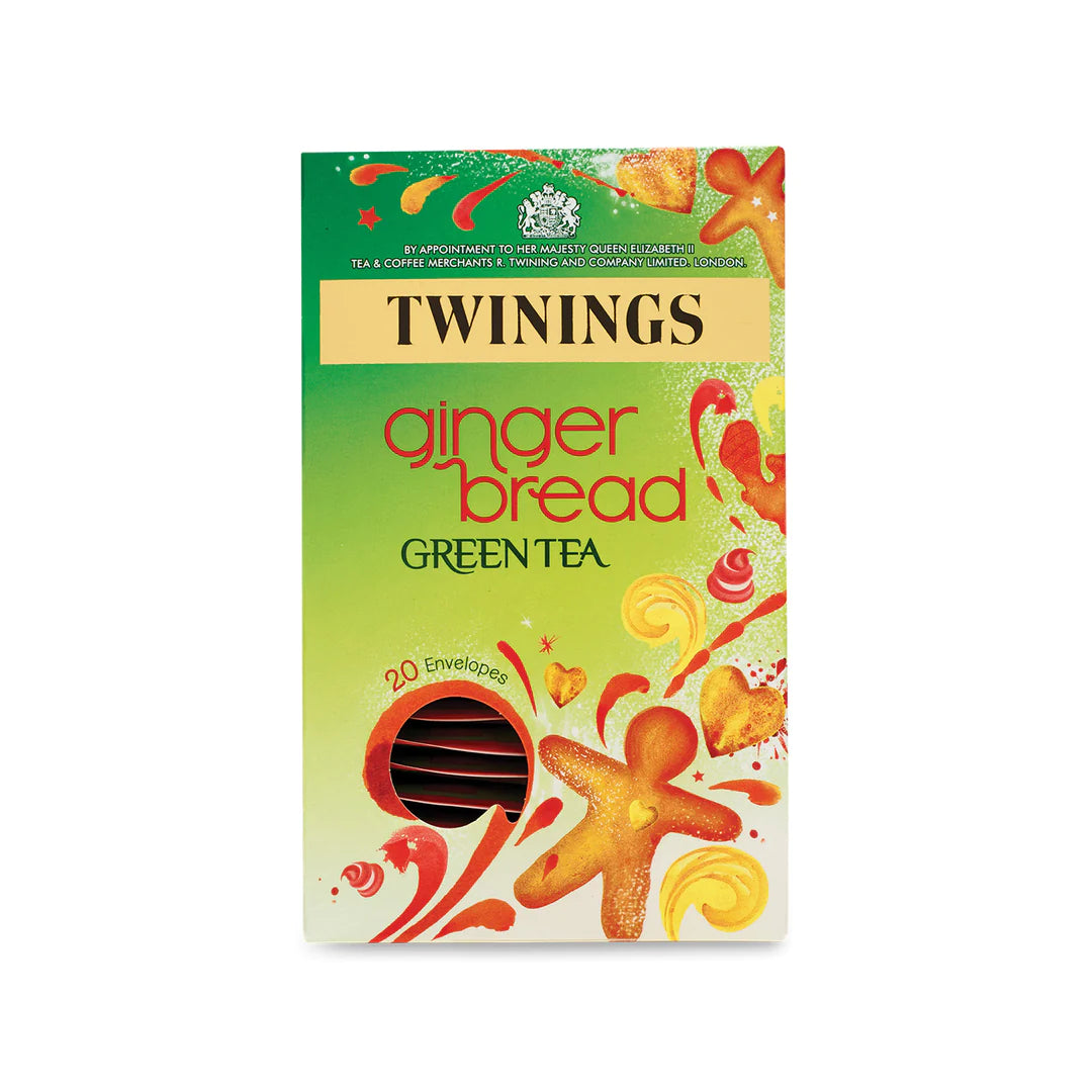 TWININGS GINGERBREAD GREEN TEA (20 bags)