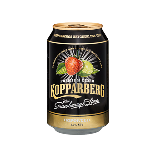 KOPPARBERG STRAWBERRY LIME CIDER CANS (330ml) x 10