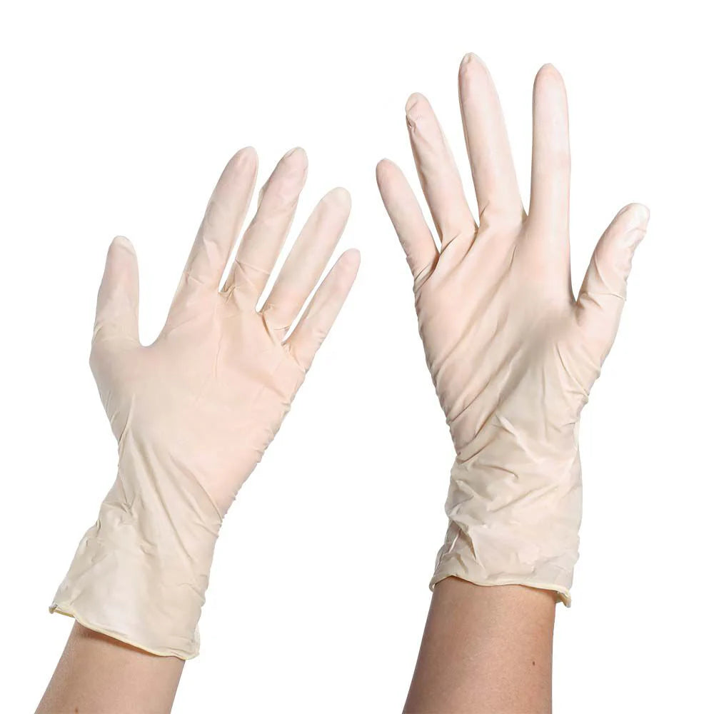 EXTRA LARGE POWDERED LATEX GLOVES BOX (100 gloves)