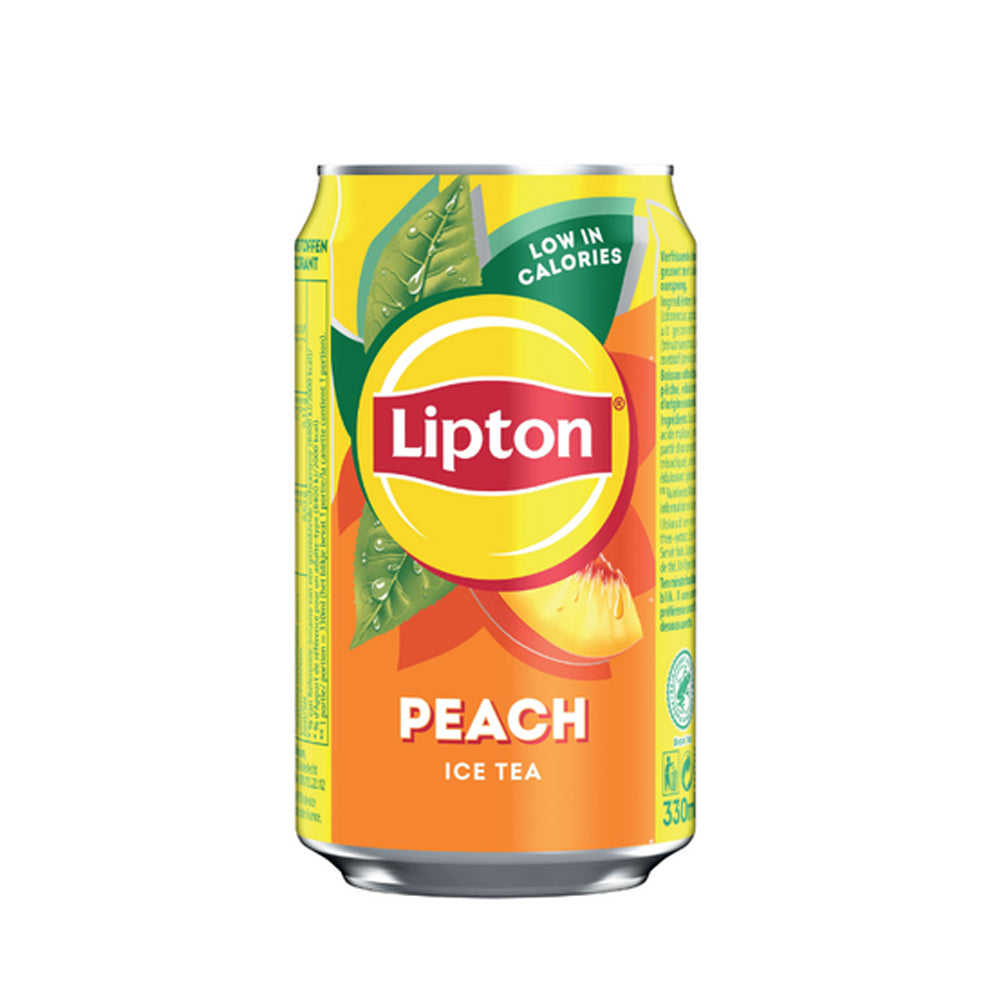 LIPTON ICED TEA PEACH CANS (330ml) x 24