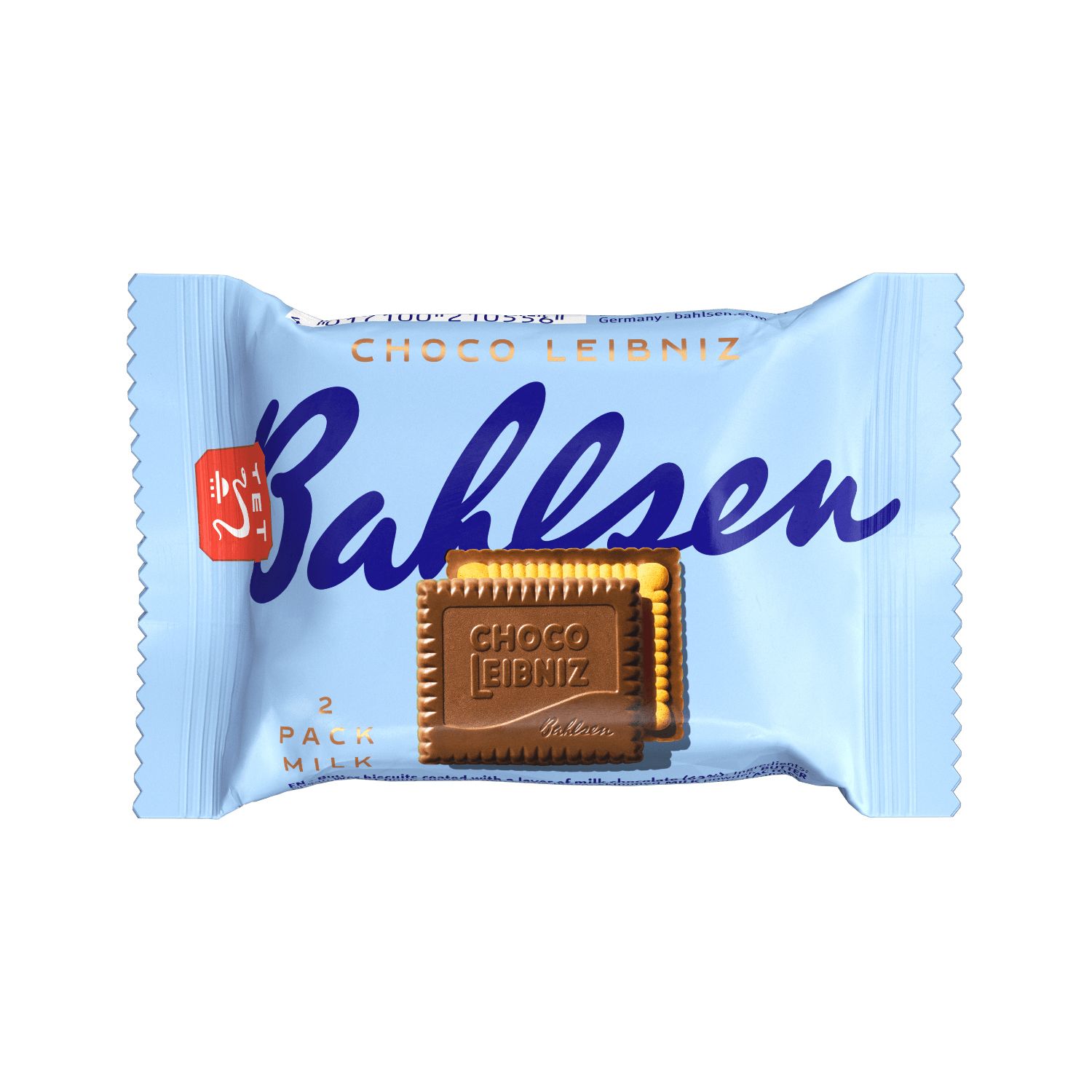 BAHLSEN CHOCO LEIBNIZ MILK CHOCOLATE BISCUITS MINI PACKS (2-pack) x 30 ...