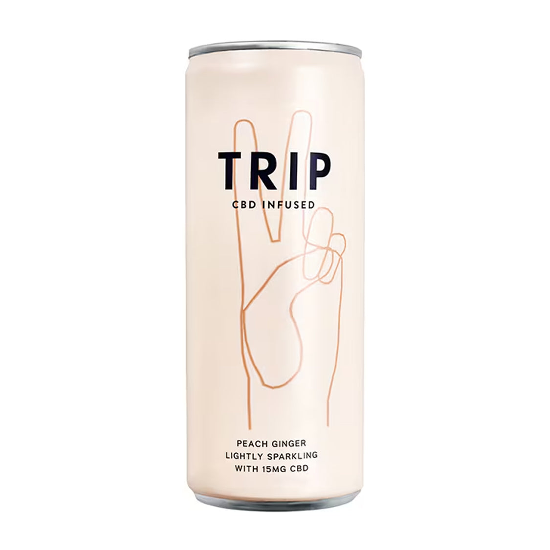 TRIP CBD INFUSED SPARKLING PEACH GINGER CANS (250ml) x 12