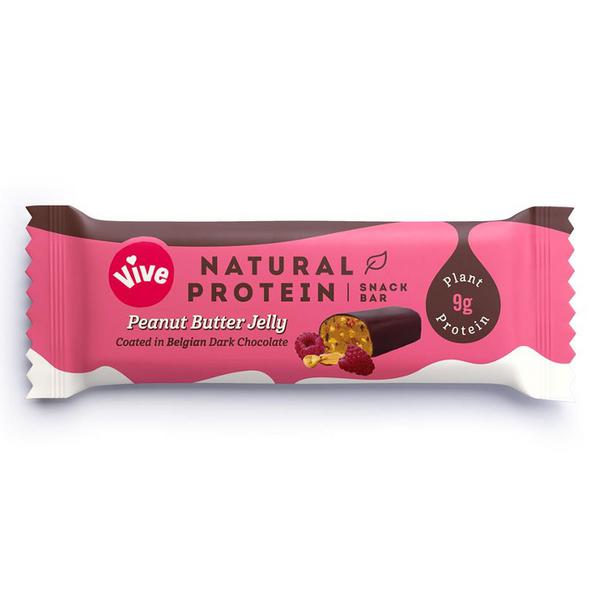 VIVE INDULGENT PROTEIN PEANUT BUTTER JELLY BAR (49g) x 12