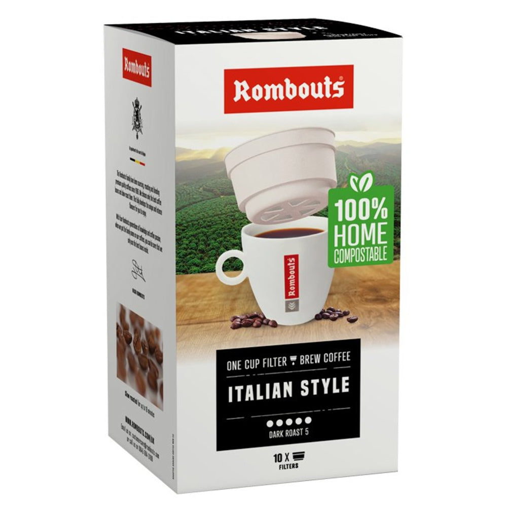 ROMBOUTS ONE CUP BAGASSE COMPOSTABLE (40 bags)