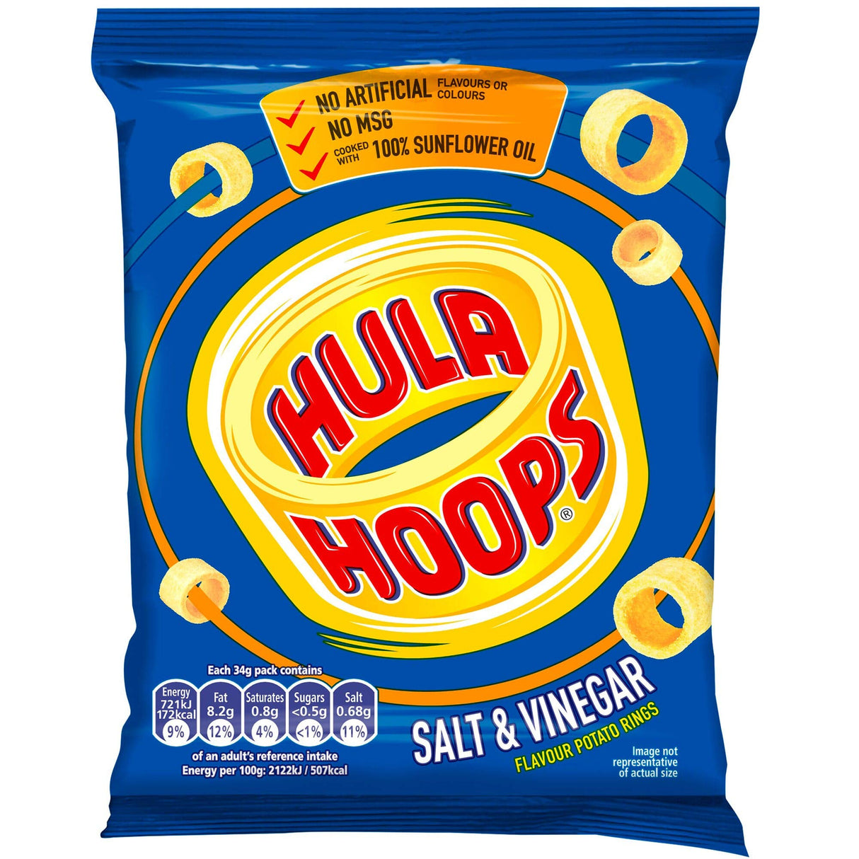 KP HULA HOOPS SALT & VINEGAR (43g) x 32