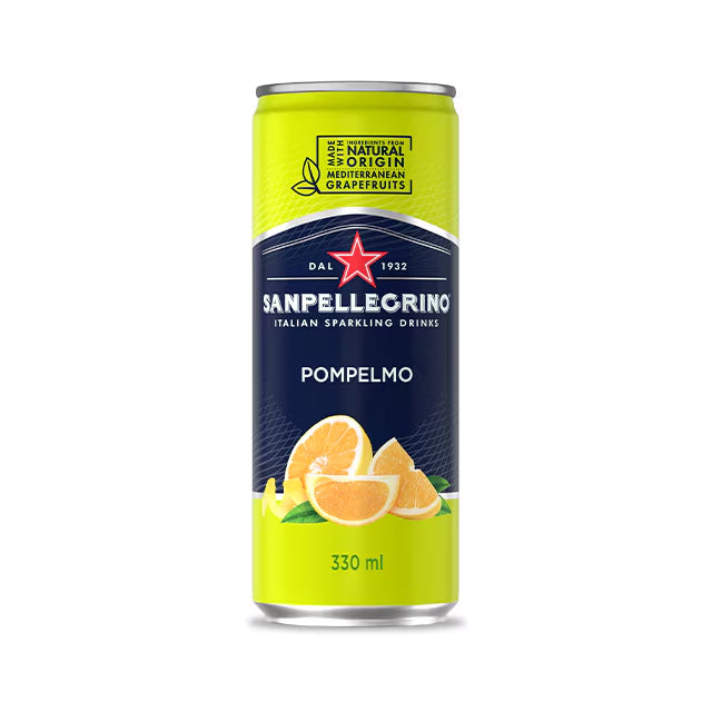 SAN PELLEGRINO SPARKLING GRAPEFRUIT CANS (330ml) x 24 – Zepbrook