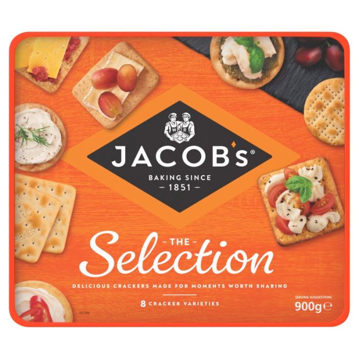 JACOB'S BISCUITS FOR CHEESE ASSORTMENT TUB (900g)