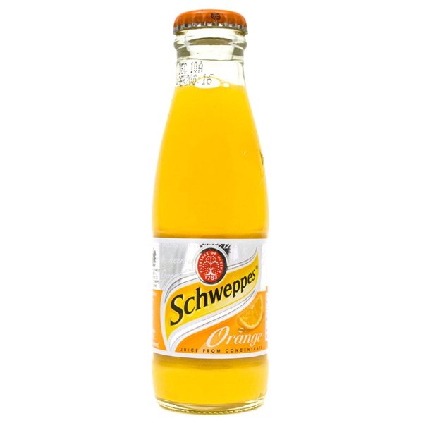 SCHWEPPES ORANGE JUICE BOTTLES (200ml) x 24