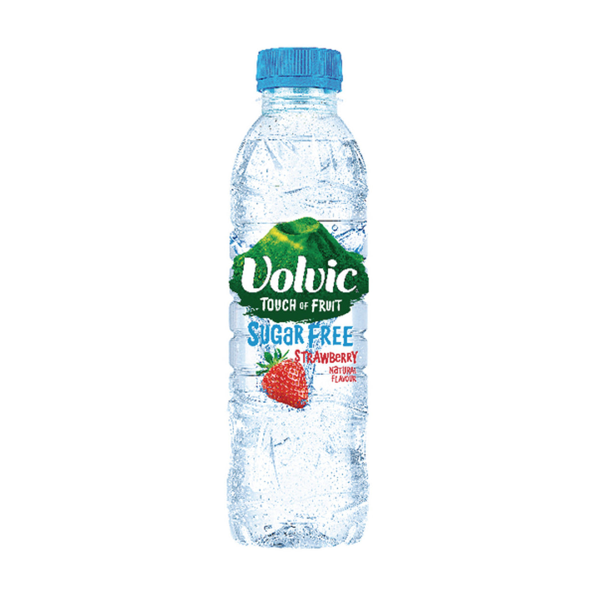 VOLVIC TOUCH OF FRUIT STRAWBERRY - SUGAR FREE (500ml) x 12