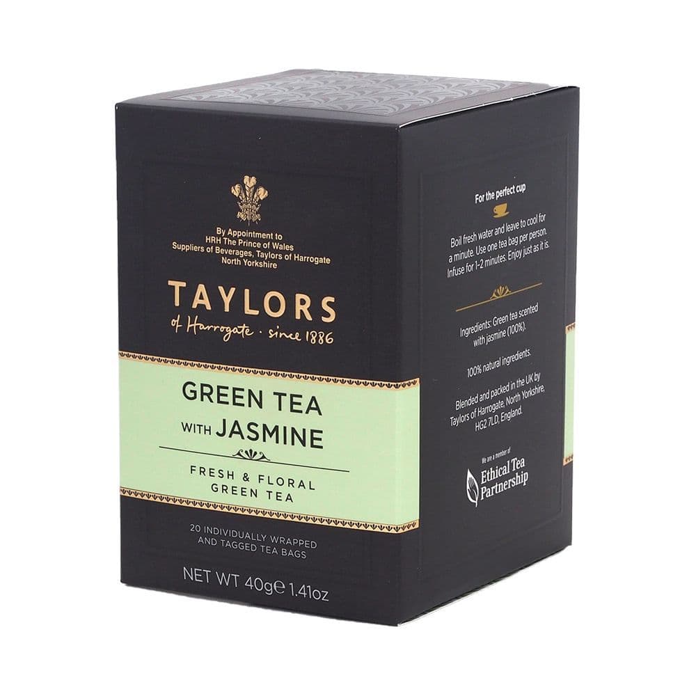 TAYLORS OF HARROGATE GREEN TEA WITH JASMINE (20 bags)