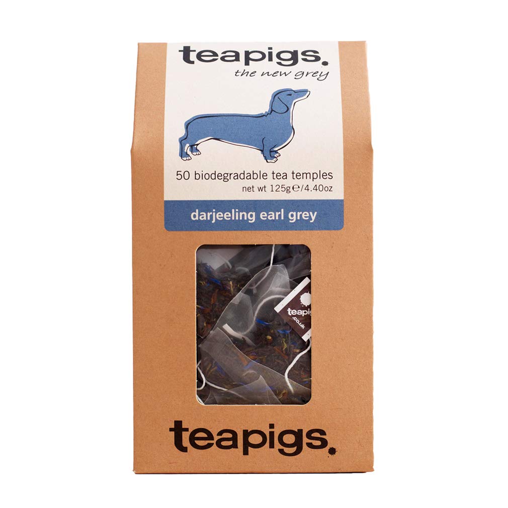 TEAPIGS DARJEELING EARL GREY TEA TEMPLES (50 TEMPLES)