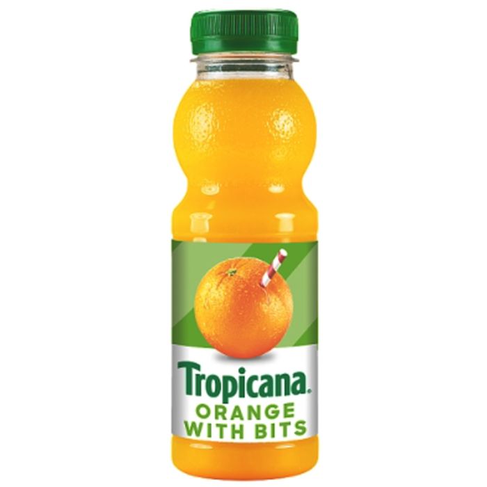 TROPICANA ORANGE JUICE WITH BITS (300ml) x 8