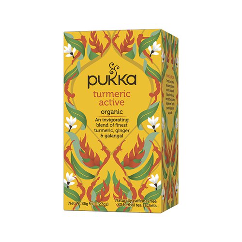 PUKKA TURMERIC ACTIVE TEA (20 bags)