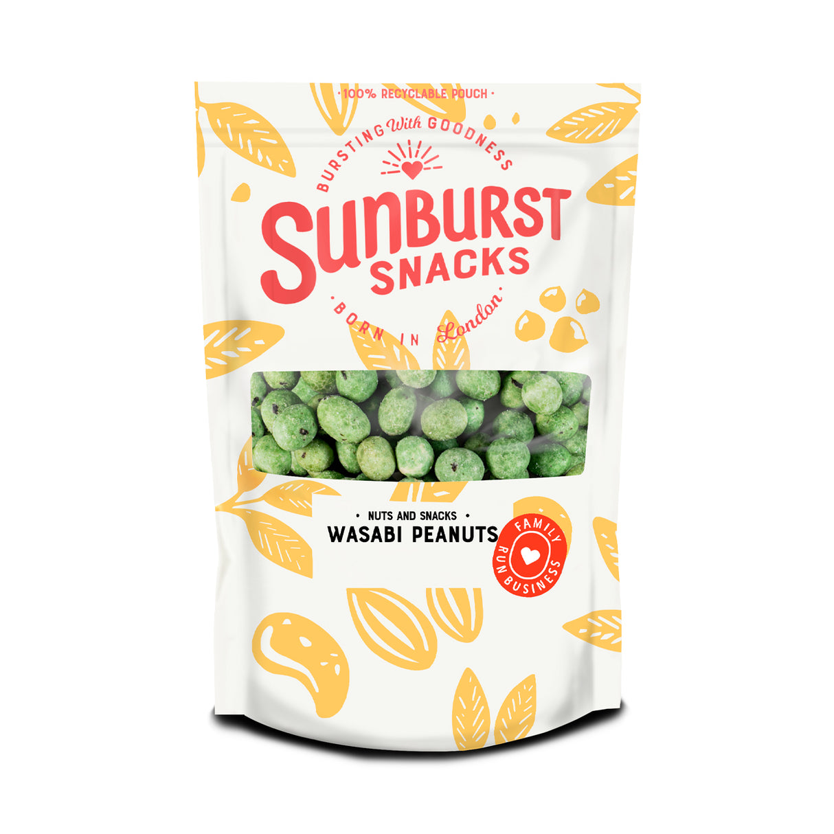 SUNBURST WASABI PEANUTS (50g) x 14